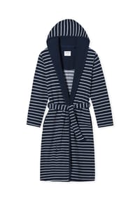 SCHIESSER - Bademantel Feather Terry - Dunkelblau