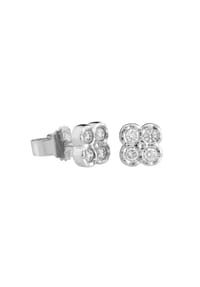 VANDENBERG - Damen Ohrstecker, 375er Weißgold mit 8 Diamanten, zus. ca. 0,25 Karat - WEISSGOLD