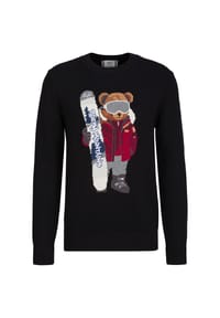 19V69 ITALIA - Strickpullover Ricardo Teddy 2 - Black