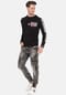 CIPO & BAXX® Jeans mit elastischen Bündchen am Saum, CD-446 Bild 9