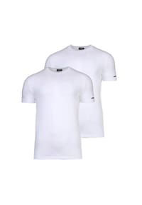 DSQUARED2 - Herren T-Shirts, 2er Pack, Rundhals - TWIN-PACK T-SHIRT, Cotton Stretch - Schwarz
