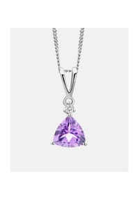 Diamant L'eternel - Kette mit Anhänger, mit Diamant, 375 Weißgold - white gold