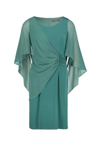 Vera Mont - Cocktailkleid mit Raffung - Dark Emerald