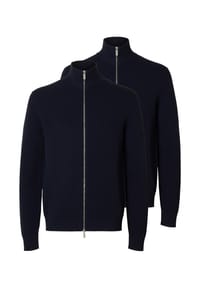 SELECTED - Strickjacke 2er Pack Dane - Schwarz