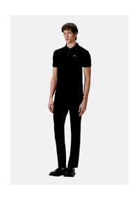 EMPORIO ARMANI - Poloshirt Kurzarmshirt mit Polokragen - schwarz