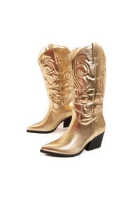 NYREX - Absatzstiefel Bottavita13 Golden - gold