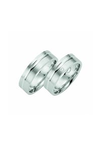 Adelia's - Adelia's Freundschaftsring Trauring 925 Silber mit 1 Brillant ( 0,01 ct ) – Silberring Diamant - Damen Ring - in silber