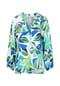 BICALLA Bluse mit Tropical-Print in Grün/Blau Bild 1