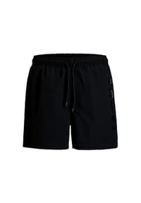 JACK & JONES - Badehose MAUI WAVE LOGO Schwimm-Shorts - schwarz