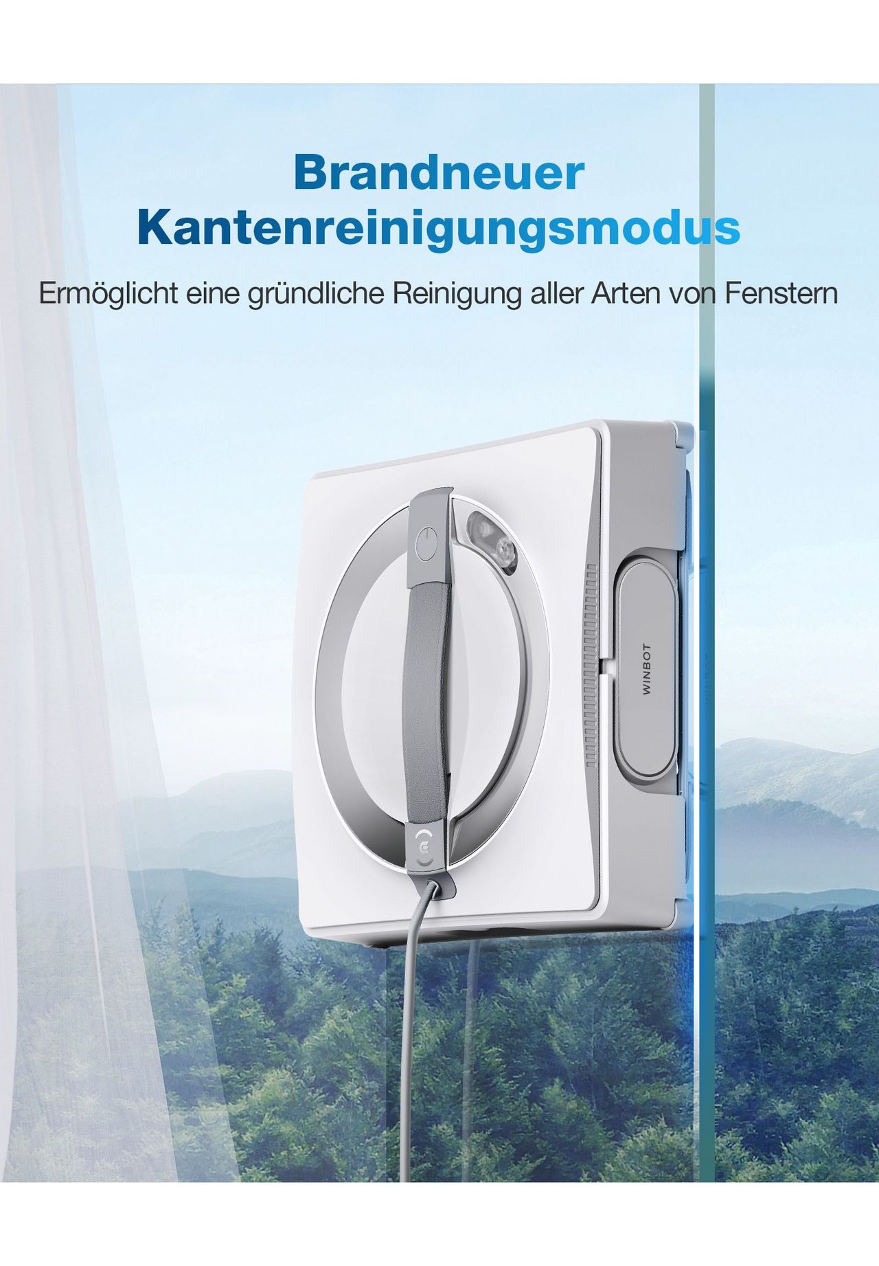 ECOVACS Fensterputzroboter WINBOT W2 OMNI mit multifunktionaler 