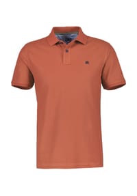 LERROS - Poloshirt, Logo-Stickerei, für Herren - 322 CORAL RED