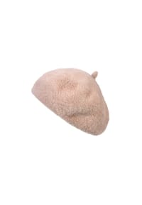ZEBRO - Plüsch Beret - beige