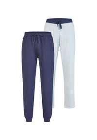 Phil & Co. Berlin - Pyjamahose Cozy Classics - kariert-marine