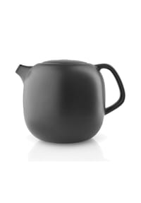 eva solo - Nordic kitchen Teekanne, Feinsteinzeug/Silikon, Schwarz, 1 L - Schwarz