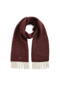 TOMMY HILFIGER - Wollschal, Fransen, für Damen - GT7 BROWN