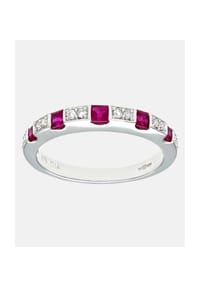 Diamant L'eternel - Eternity Ring, mit 0.1 ct Diamant, 375 Weißgold - 
