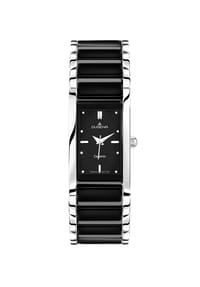 DUGENA - Armbanduhr Quadra Ceramica - bicolor/weiß