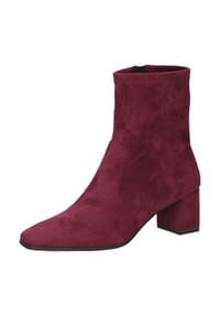 Caprice - Veloursleder Stiefelette - Bordeaux