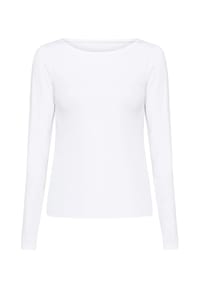 MANGUUN collection - Langarmshirt, U-Boot-Ausschnitt, für Damen - 1 BLACK