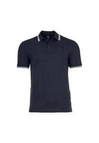 G-STAR RAW - Herren Poloshirt - Dunda Slim Stripe Polo, Knopfleiste, Bio-Baumwolle - Dunkelblau