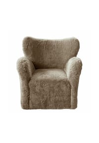 LOBERON - Sessel Ambrécourt taupe - taupe