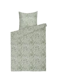GALERIA home - Biber-Bettwäsche - GOFFERED GREEN