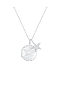 elli. - Halskette Kugelkette Seestern Meer Maritim Sommer 925 Silber - Gold