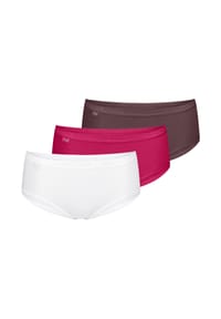 sloggi - Midi Slip 3er Pack Basic+ - Blau