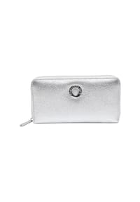 MANDARINA DUCK MELLOW METAL - Langbörse, Reißverschluss, für Damen - 466SILVER