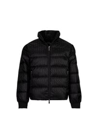 ARMANI EXCHANGE - Herren Daunenjacke - Steppjacke, Reißverschluss, Echte Daunen, Warm Gefüttert - Schwarz