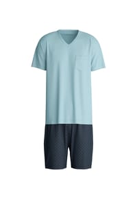 CALIDA - Herren Kurz-Pyjama Relax Imprint - 033 GOLDFINCH
