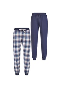 Phil & Co. Berlin - Pyjamahose Cozy Classics - kariert-marine