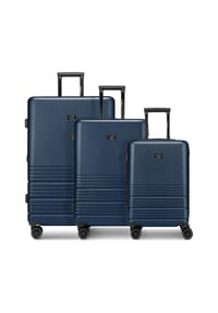 camel active Hanoi - Hanoi 4 Rollen Kofferset 3-teilig mit Dehnfalte - black
