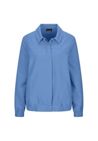GOLDNER - Kurzgröße:  Sommerjacke mit Hemdkragen - blau