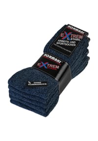 normani® - 5 Paar Arbeits- und Sportsocken Extrem - Anthrazit