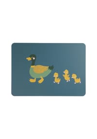 ASA - coppa kids Tischset Duck Emil with Ducklings - Blau
