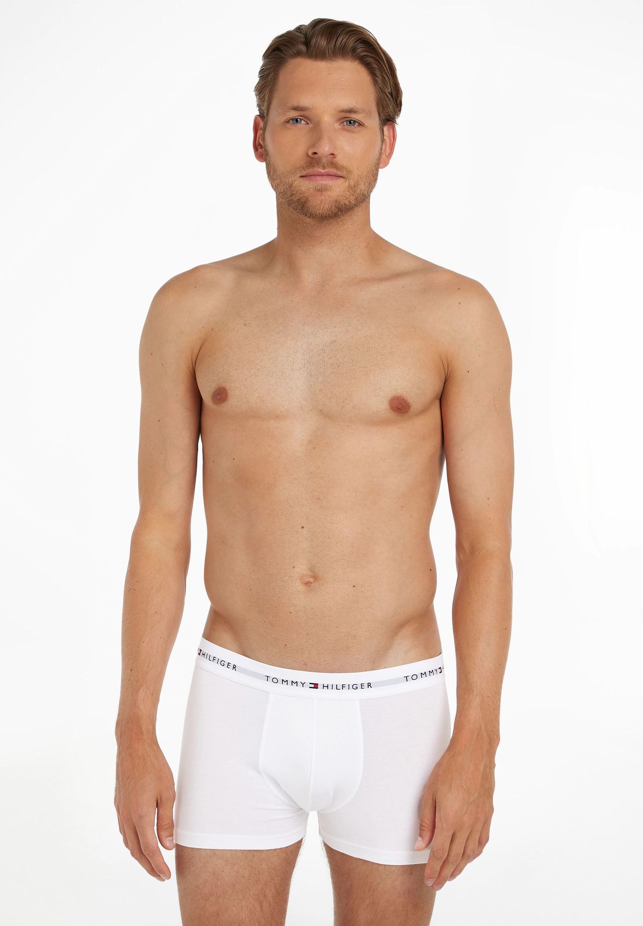 TOMMY HILFIGER Signature Cotton Essentials Pants, 3er-Pack, Logo 