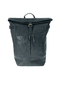 WILD LIFE - Rucksack Büffelleder, für Damen und Herren - dunkelblau