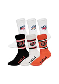 NFL - Unisex Socken, 6er Pack - NFL Teams, 6Pack Crew Socks, Football, Logo, Baumwollmischung - Arizona Cardinals/Mix