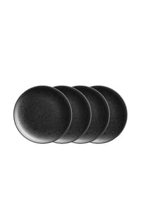 MÄSER Dessertteller-Set, Steinzeug Essential - Essential - schwarz