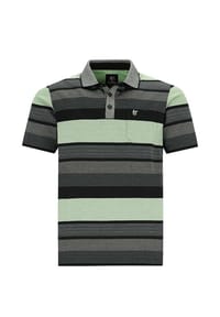 hajo - Poloshirt Stay Fresh Kurzarmshirt mit Polokragen - mehrfarbig