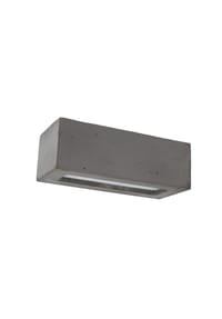 Licht-Erlebnisse - Wandleuchte, aus Beton, Modern, für das Wohnzimmer - Grau