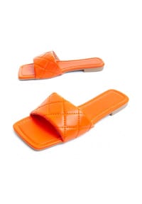 NYREX - Flache Sandale Palanti Orange - orange