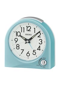 SEIKO - Wecker "QHE204L" - WEIß/TÜRKIS