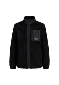 ORIGINALS by JACK & JONES - Fleecejacke, Stehkragen, für Kinder - SCHWARZ