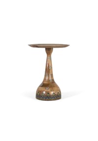 GINER & COLOMER - Beistelltische aus Mangoholz, 46 cm, ethnischer Handwerksstil - 64 x 51 x 42 - mehrfarbig