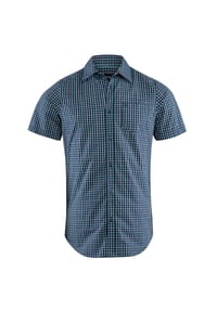 STOOKER® - HUDSON Herren Kurzarm-Hemd - green multi check