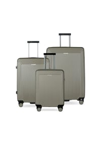 bugatti Linea - Linea 4 Rollen Kofferset 3-teilig - beige