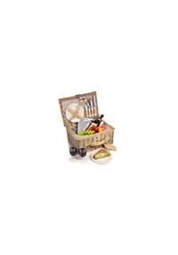 SÄNGER - Picknickkorb Amrum 13 teilig für 2 Personen - beige