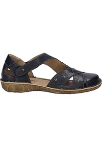 Seibel - The Spririt of Nature Sandalette "Rosalie 03", Leder, Ziernähte, für Damen - 100 SCHWARZ